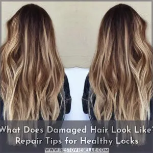 what does damaged hair look like