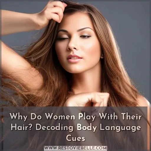 why do women play with their hair