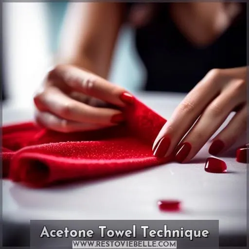 Acetone Towel Technique