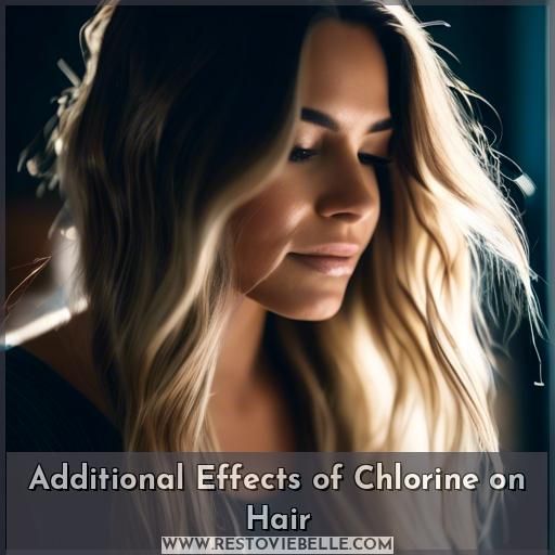 Additional Effects of Chlorine on Hair