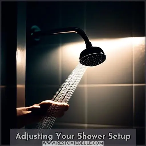 Adjusting Your Shower Setup