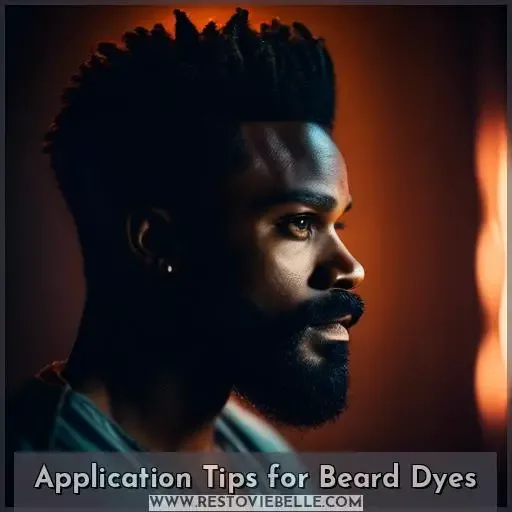 Application Tips for Beard Dyes