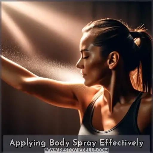 Applying Body Spray Effectively