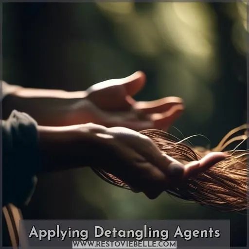 Applying Detangling Agents