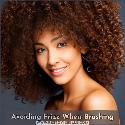 Avoiding Frizz When Brushing