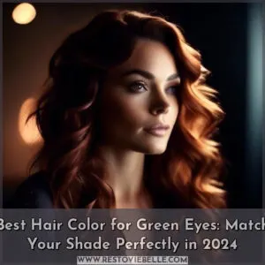 best hair color for green eyes