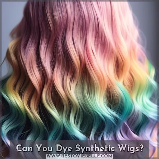Can You Dye Synthetic Wigs