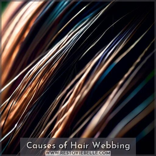 Causes of Hair Webbing Causes of Hair Webbing