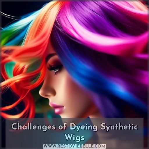 Challenges of Dyeing Synthetic Wigs