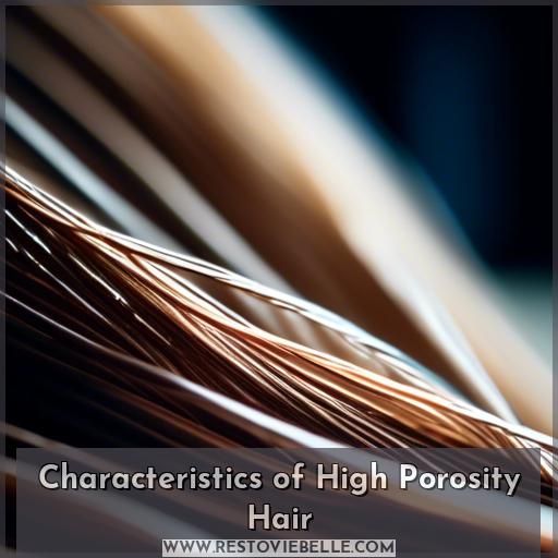 Characteristics of High Porosity Hair