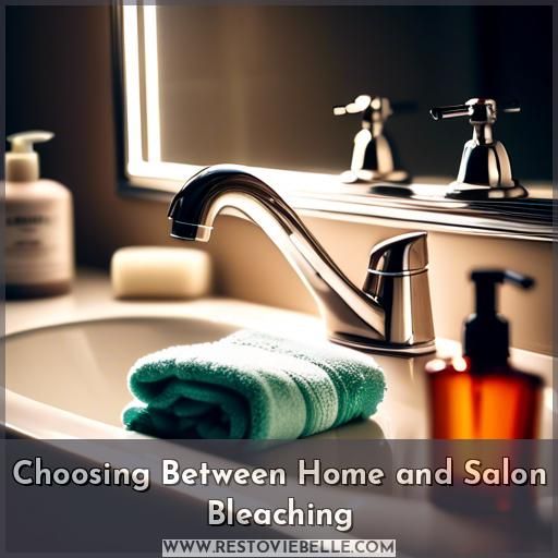 Choosing Between Home and Salon Bleaching