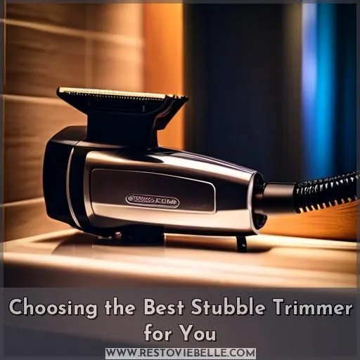 Choosing the Best Stubble Trimmer for You