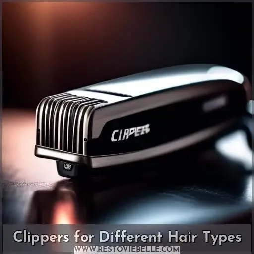 Clippers for Different Hair Types