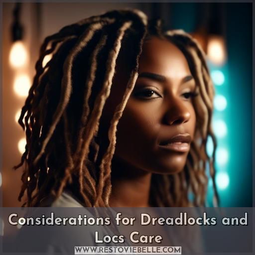 Considerations for Dreadlocks and Locs Care