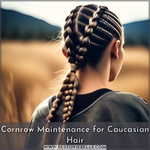 Cornrow Maintenance for Caucasian Hair