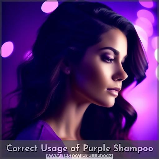 Correct Usage of Purple Shampoo