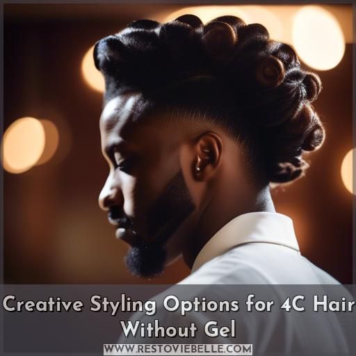 Creative Styling Options for 4C Hair Without Gel