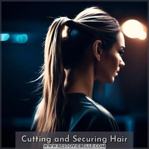 Cutting and Securing Hair