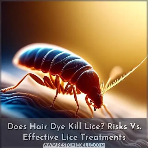 does hair dye kill lice