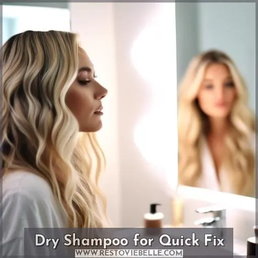 Dry Shampoo for Quick Fix