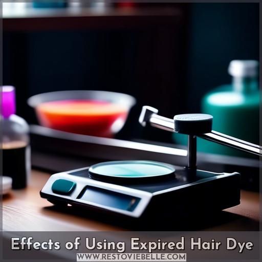 Effects of Using Expired Hair Dye