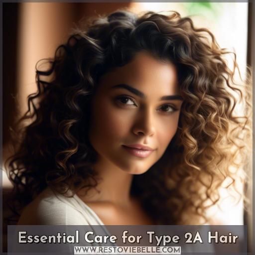 Essential Care for Type 2A Hair