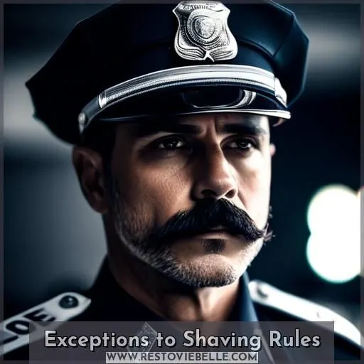 Exceptions to Shaving Rules