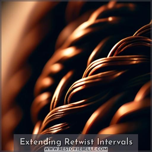 Extending Retwist Intervals
