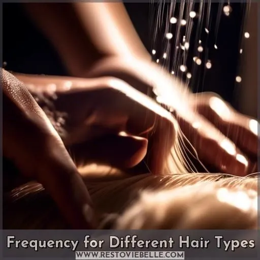 Frequency for Different Hair Types