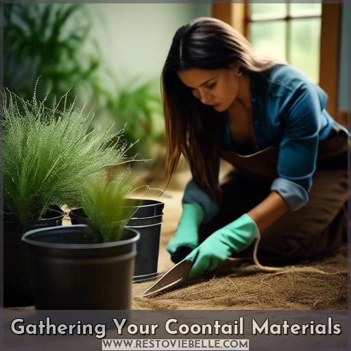 Gathering Your Coontail Materials