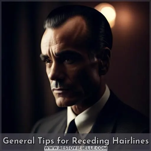 General Tips for Receding Hairlines