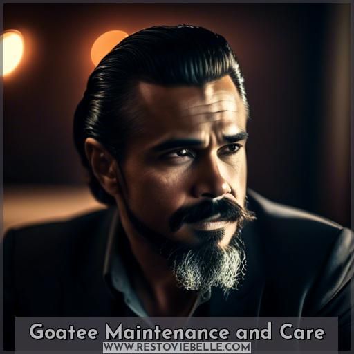 Goatee Maintenance and Care