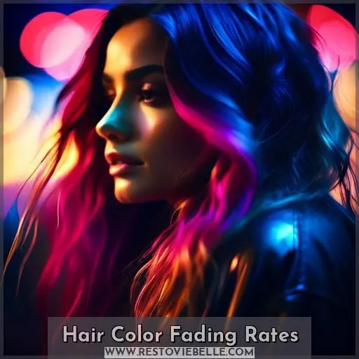 Hair Color Fading Rates