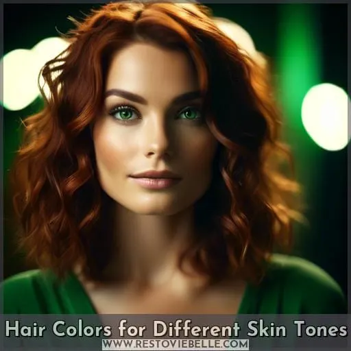 Hair Colors for Different Skin Tones