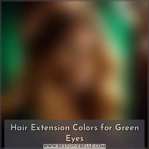 Hair Extension Colors for Green Eyes
