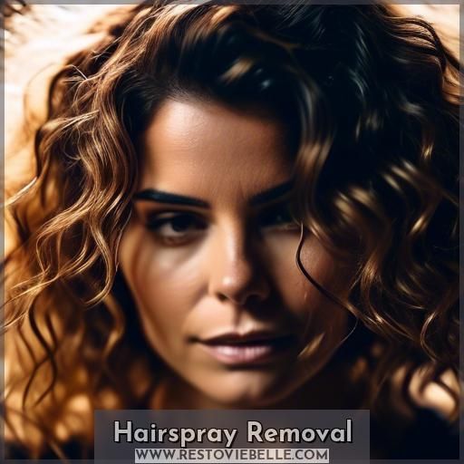 Hairspray Removal