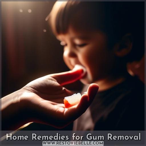 Home Remedies for Gum Removal