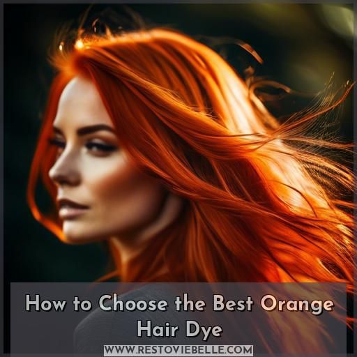 How to Choose the Best Orange Hair Dye