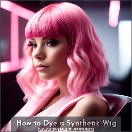 How to Dye a Synthetic Wig