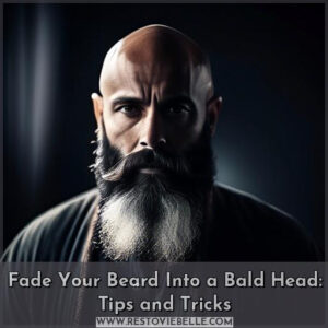 how to fade beard into bald head