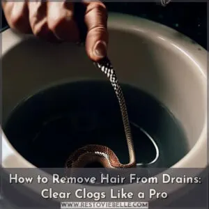 how to get hair out of your drain