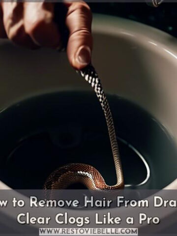 how to get hair out of your drain