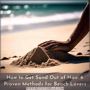 how to get sand out of hair