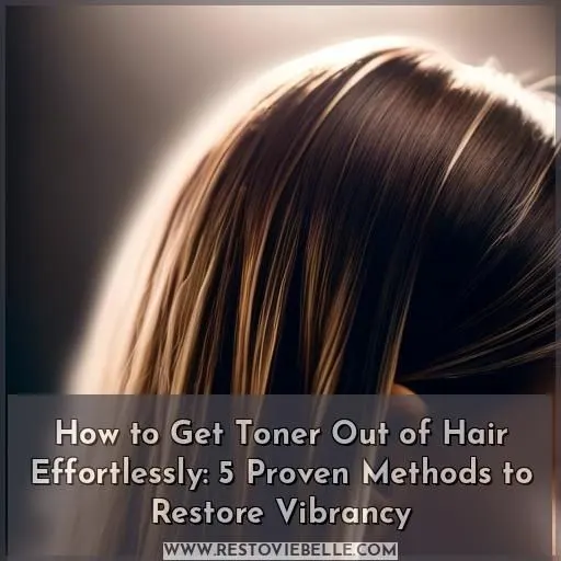 how to get toner out of hair