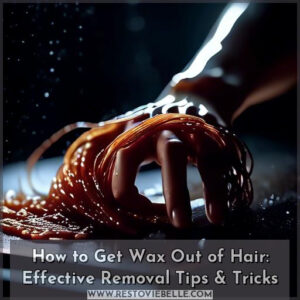 how to get wax out of hair