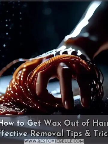 how to get wax out of hair