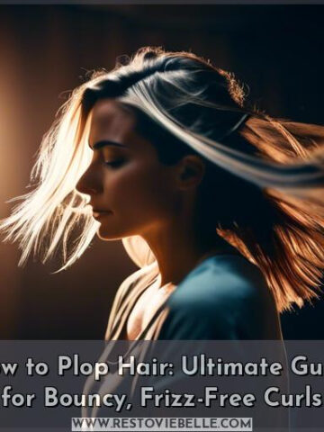 how to plop hair