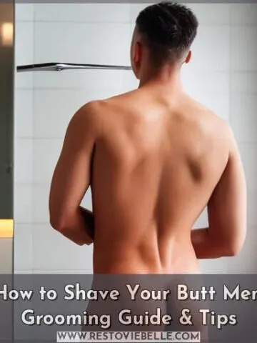 how to shave your butt men