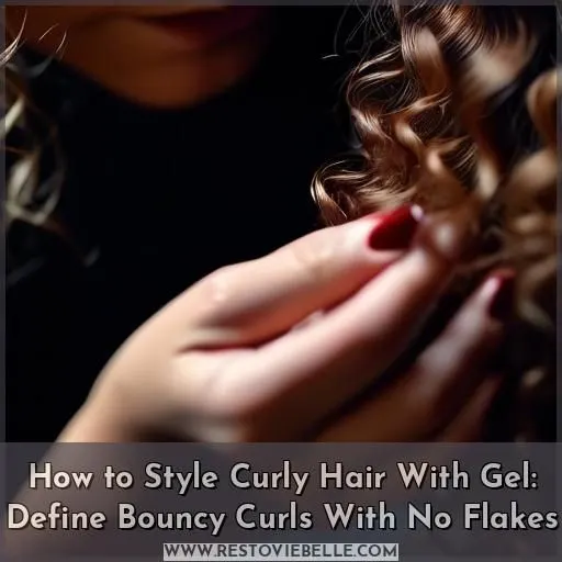 how to style curly hair with gel