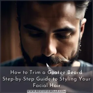 how to trim a goatee beard